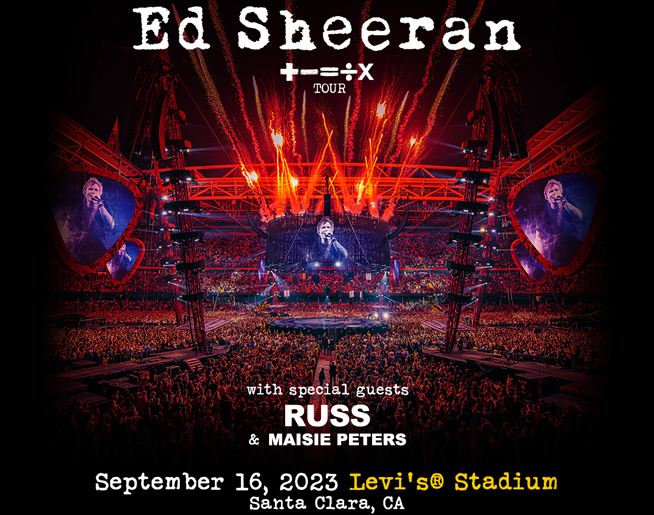 Ed Sheeran @ Levi's Stadium 2023 | KHOP-FM